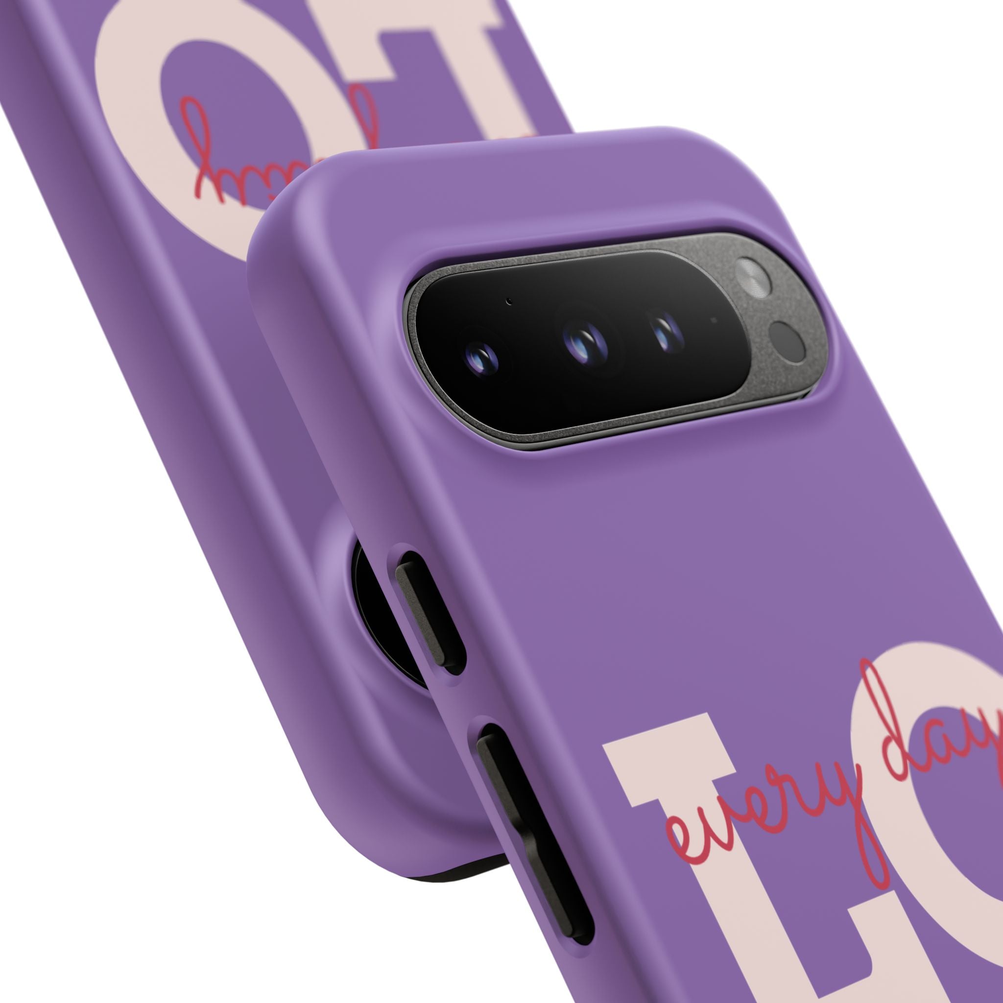 Everyday LOVE Tough Phone Case – Purple Inspirational Protective Phone Cover