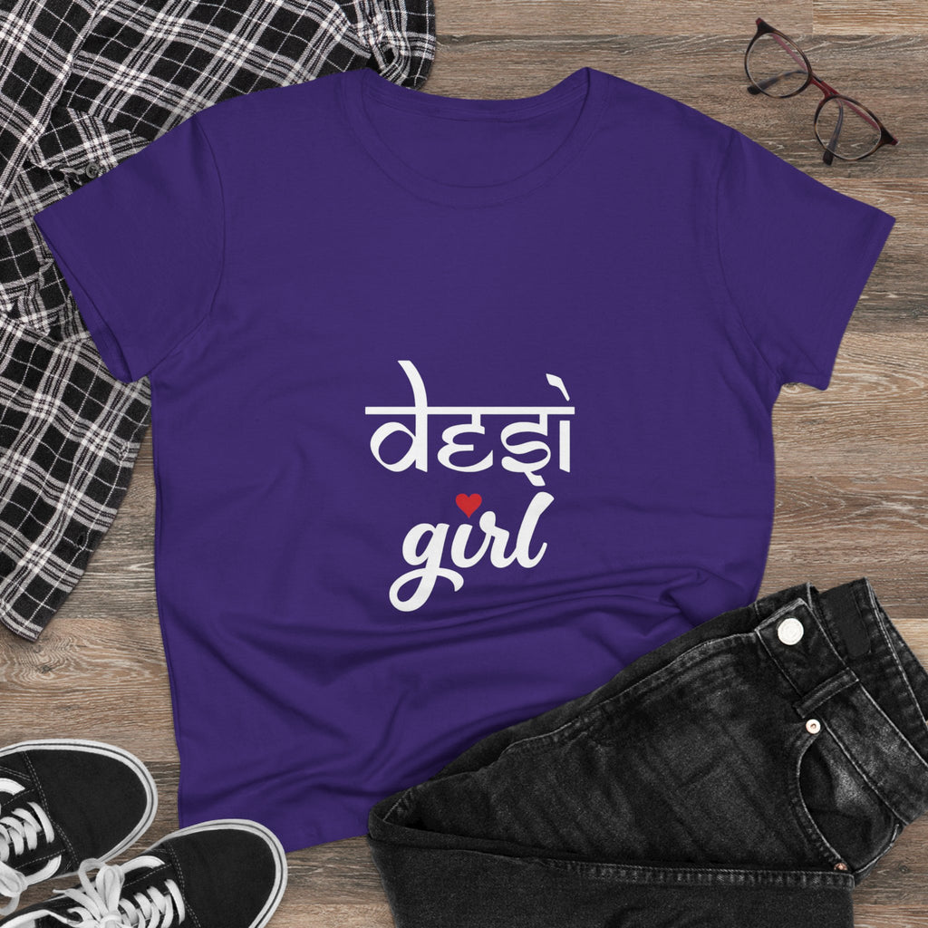 Desi Girl Graphic Tee - Women's Cultural Pride Shirt