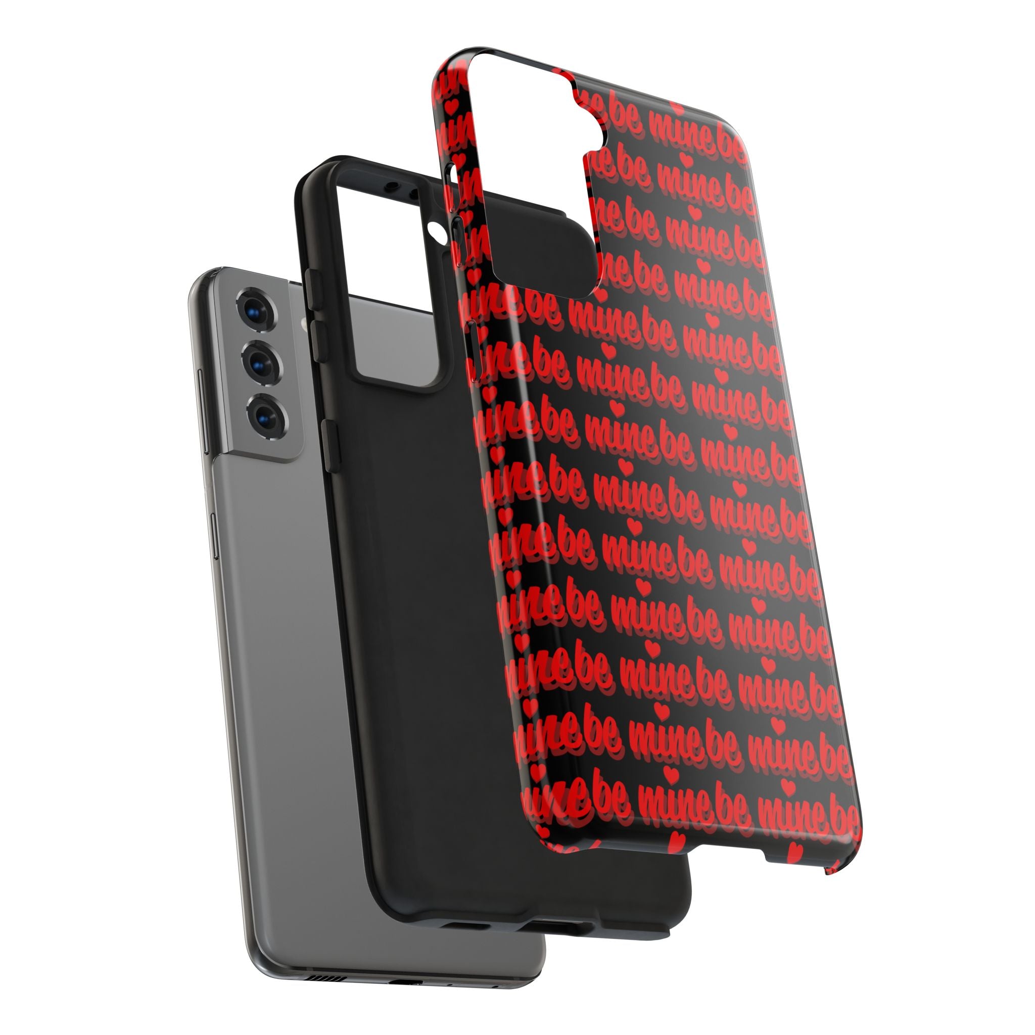Valentine 'Be Mine' Pattern Tough Phone Case