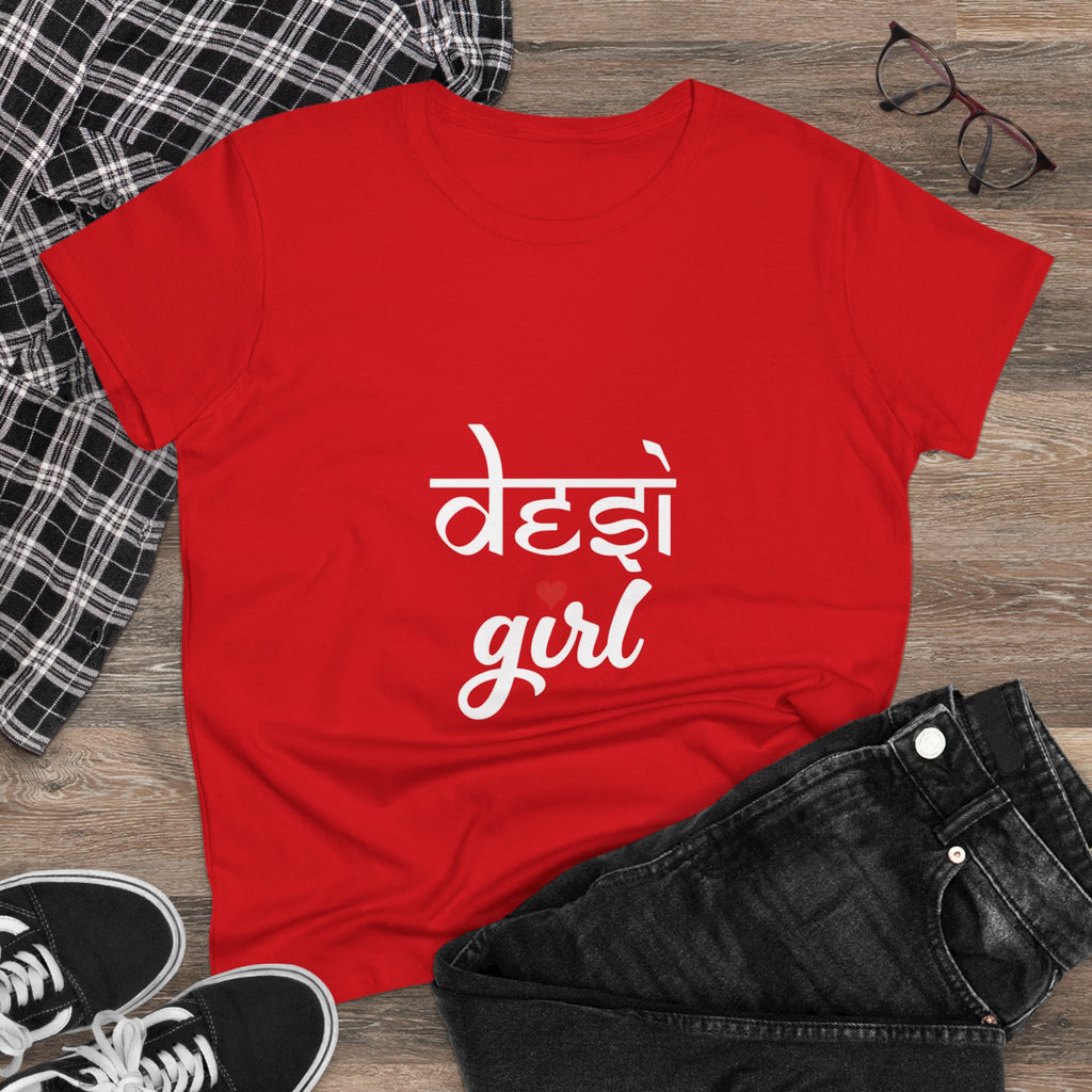 Desi Girl Graphic Tee - Women's Cultural Pride Shirt