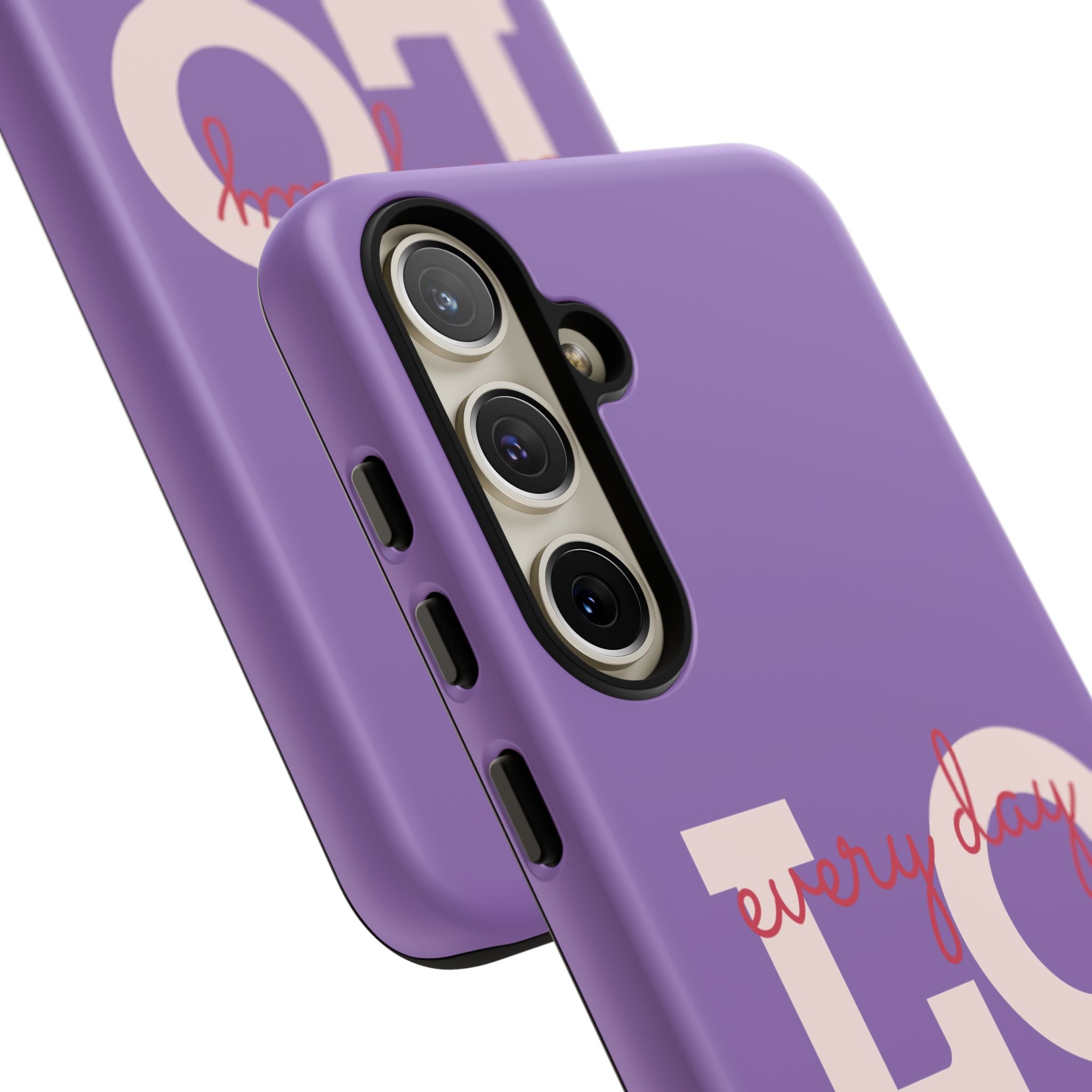 Everyday LOVE Tough Phone Case – Purple Inspirational Protective Phone Cover