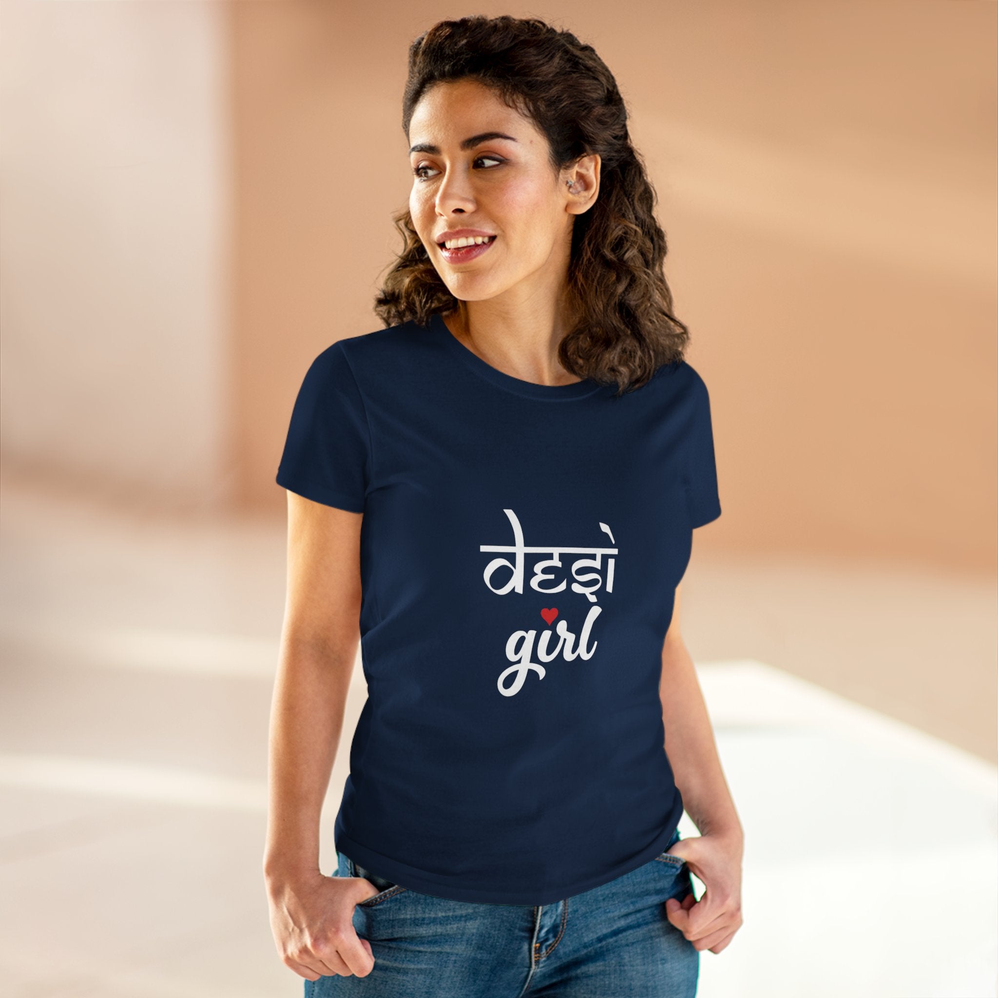Desi Girl Graphic Tee - Women's Cultural Pride Shirt