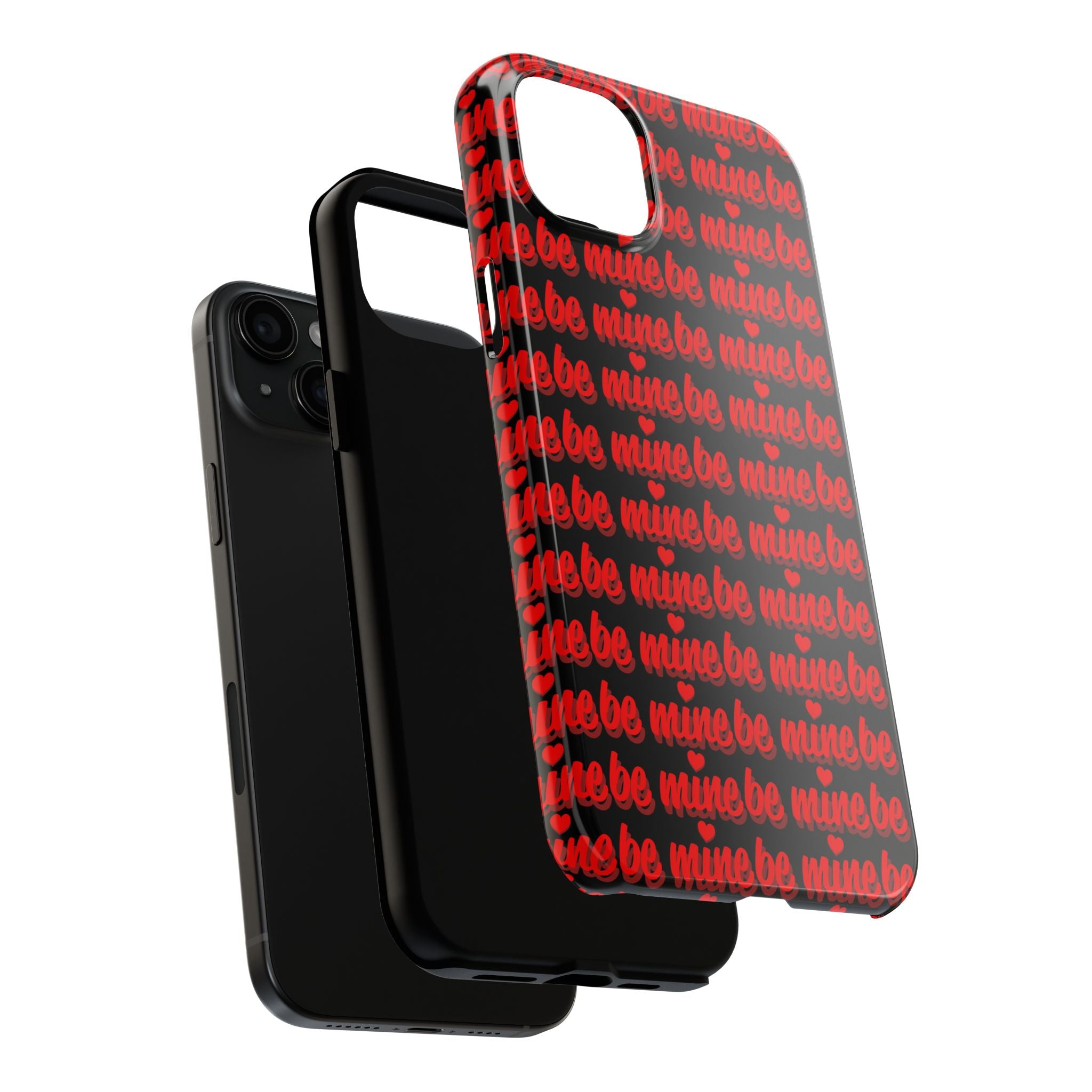 Valentine 'Be Mine' Pattern Tough Phone Case