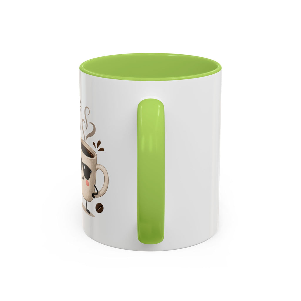 Coffee Mug — “Coffee Because Adulting Is Hard, Coffee Helps” Cute Kawaii Design