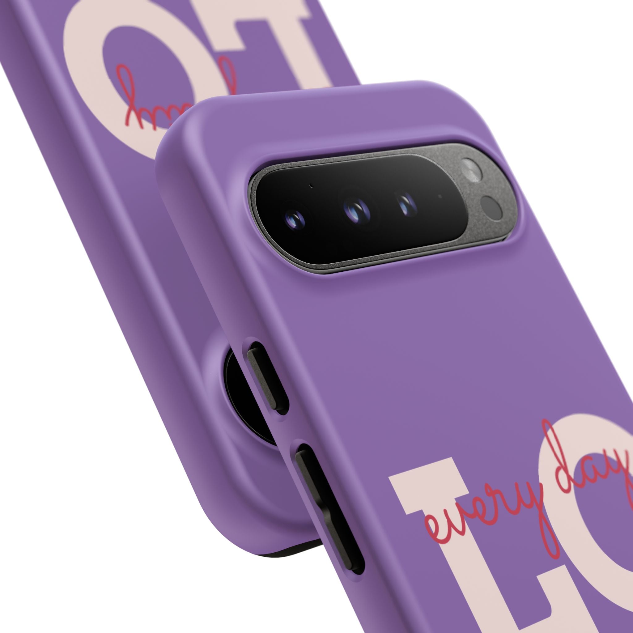Everyday LOVE Tough Phone Case – Purple Inspirational Protective Phone Cover