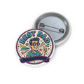 Best Dad Pin Button — Retro Father's Day Badge