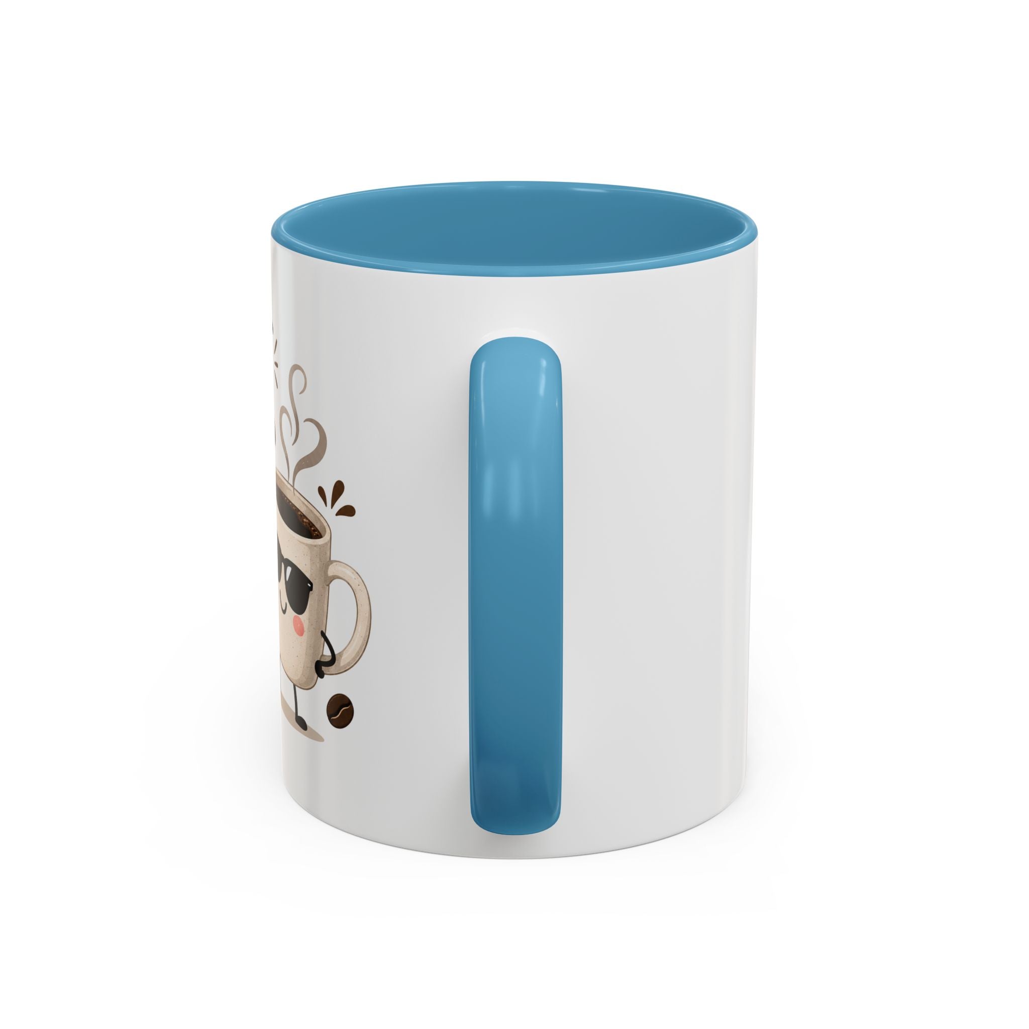 Coffee Mug — “Coffee Because Adulting Is Hard, Coffee Helps” Cute Kawaii Design