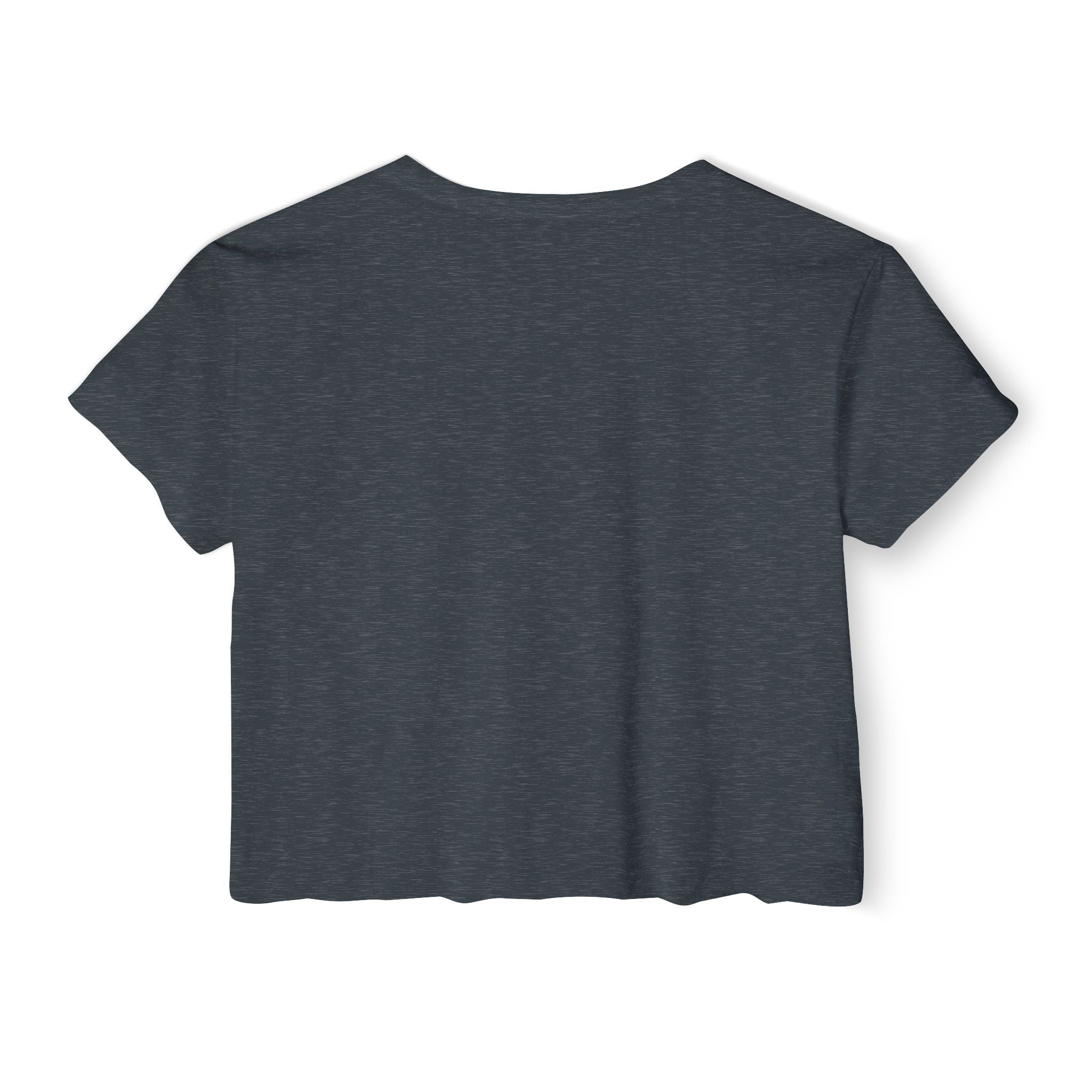 Heart Emoji Crop Top — Cute Winking Heart Graphic Women's Festival Tee