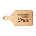 Engraved Cutting Board — "Martin's 50th Birthday Crew"