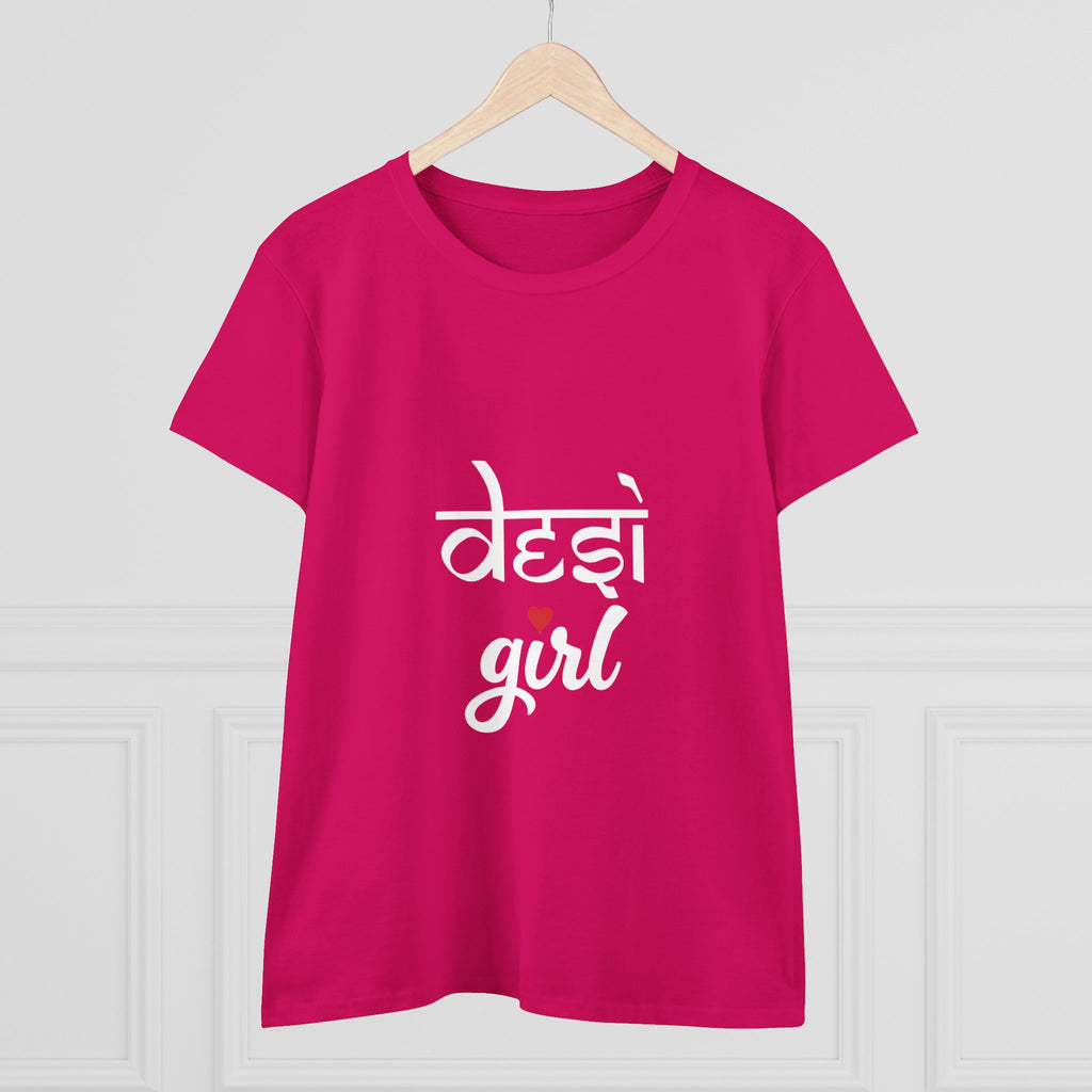 Desi Girl Graphic Tee - Women's Cultural Pride Shirt