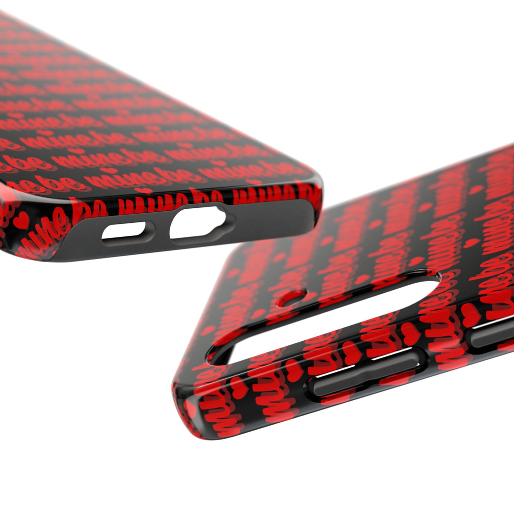 Valentine 'Be Mine' Pattern Tough Phone Case