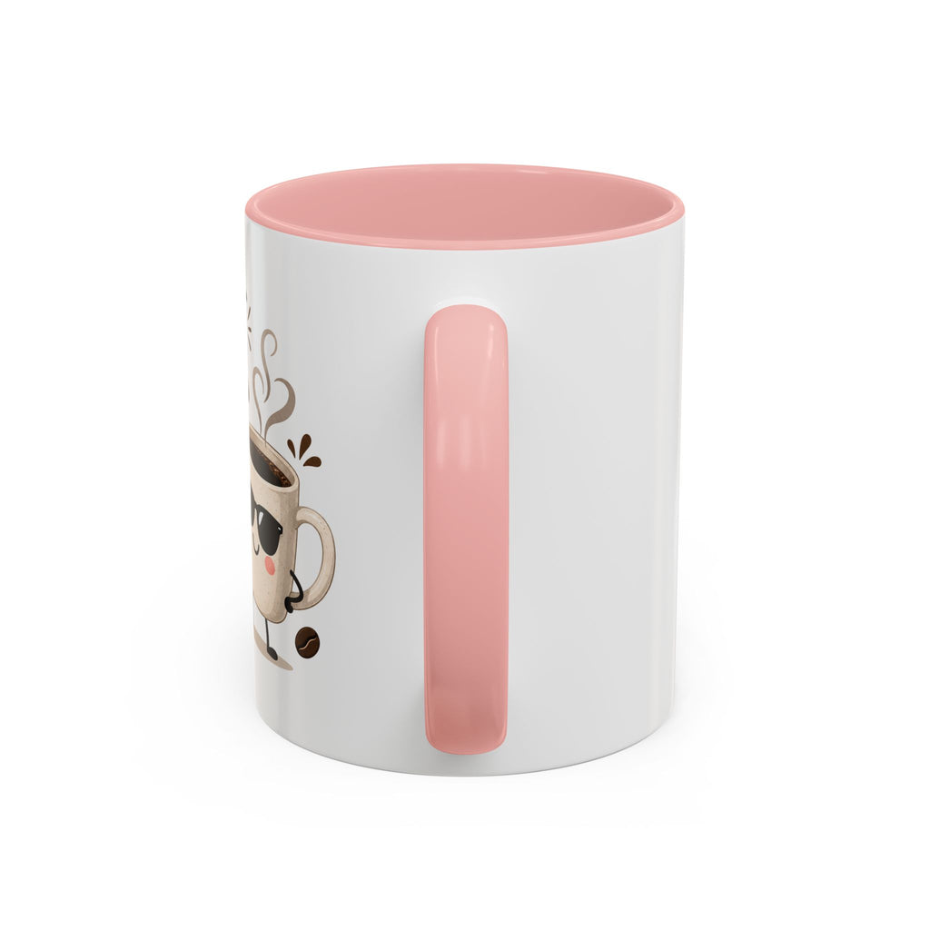 Coffee Mug — “Coffee Because Adulting Is Hard, Coffee Helps” Cute Kawaii Design