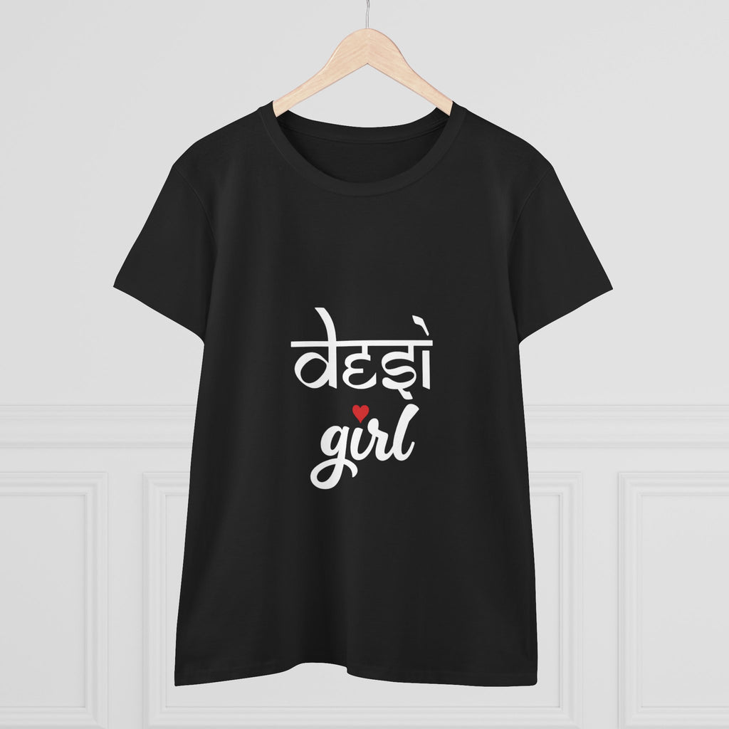 Desi Girl Graphic Tee - Women's Cultural Pride Shirt