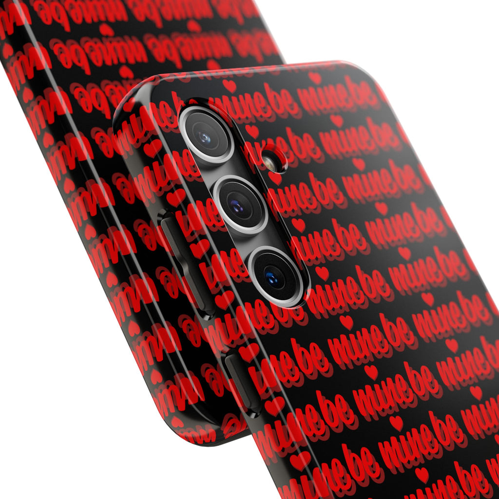 Valentine 'Be Mine' Pattern Tough Phone Case