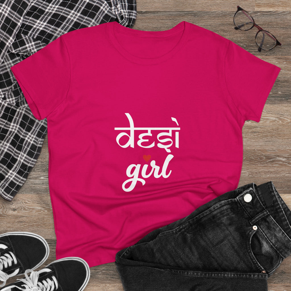 Desi Girl Graphic Tee - Women's Cultural Pride Shirt