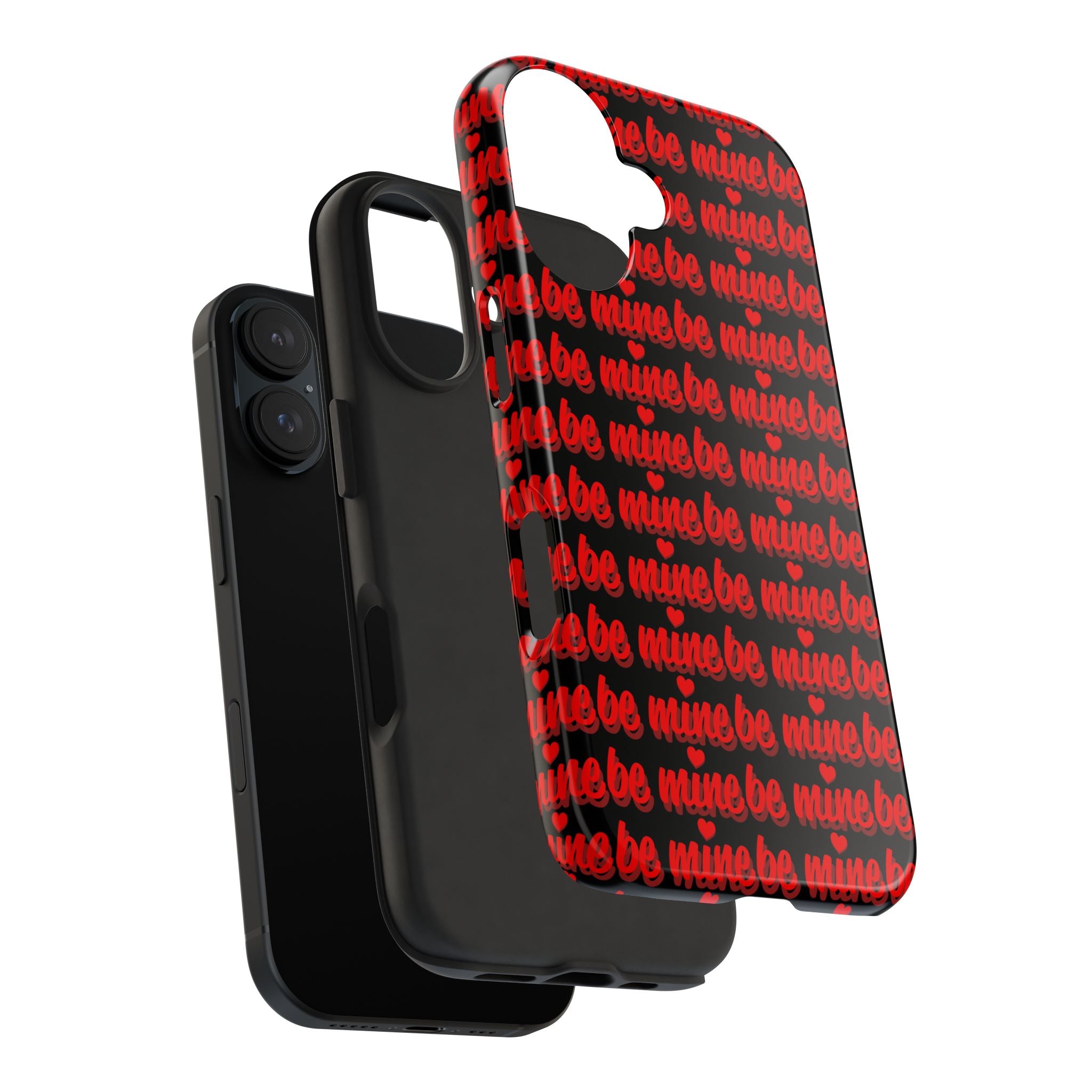 Valentine 'Be Mine' Pattern Tough Phone Case