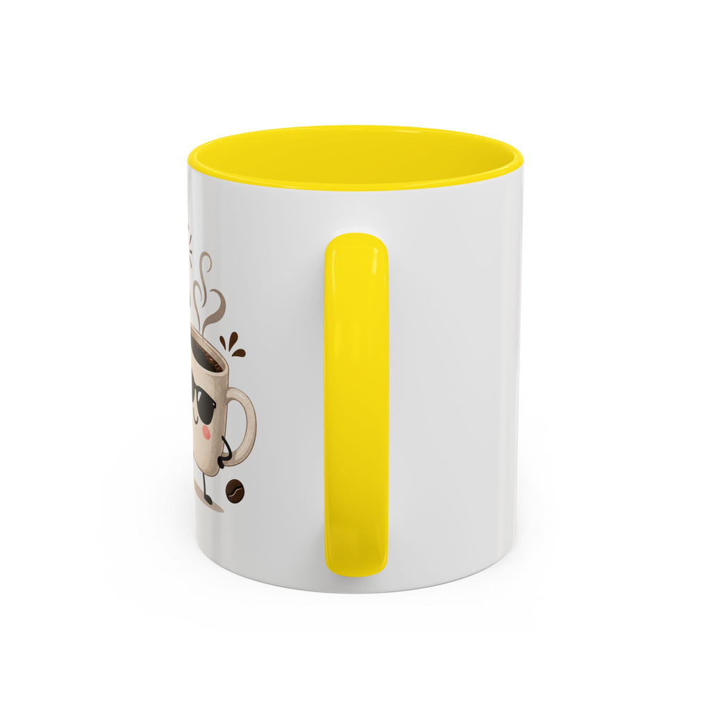 Coffee Mug — “Coffee Because Adulting Is Hard, Coffee Helps” Cute Kawaii Design