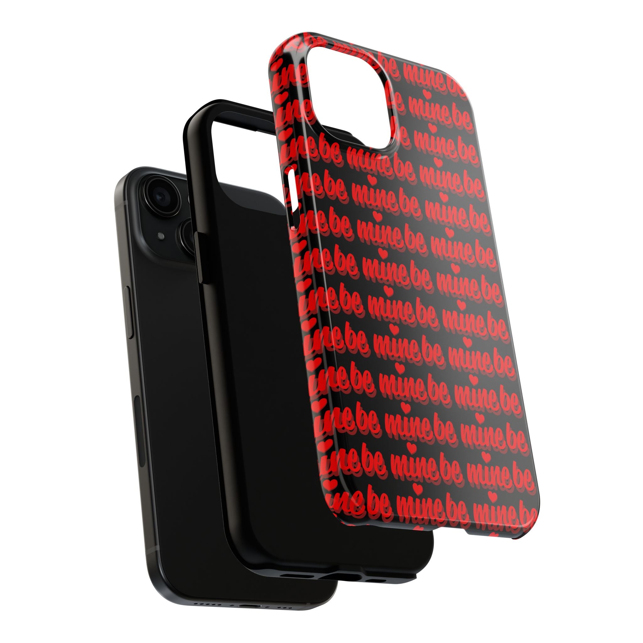 Valentine 'Be Mine' Pattern Tough Phone Case