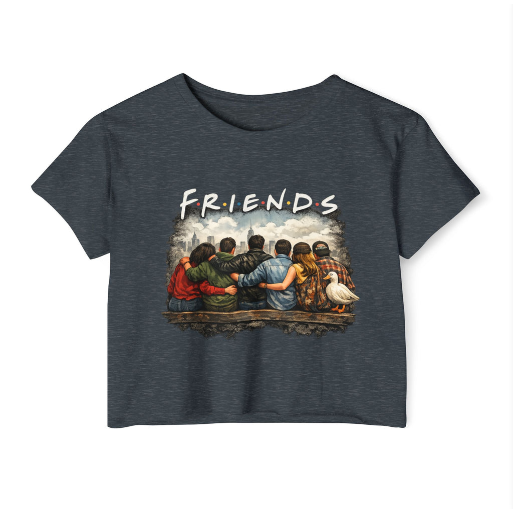 Friends Graphic Crop Top — Festival Boho Women’s Tee
