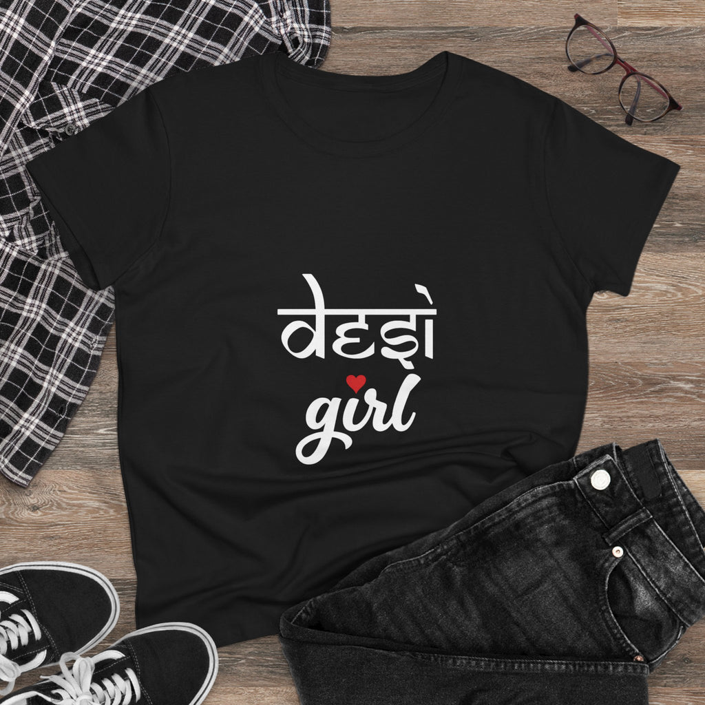 Desi Girl Graphic Tee - Women's Cultural Pride Shirt