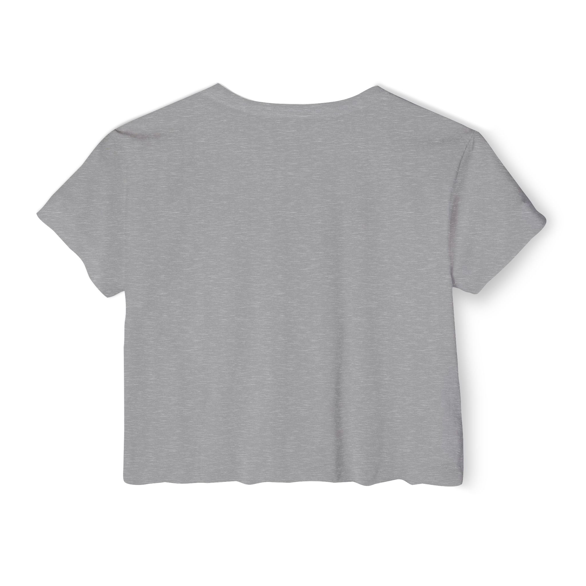 Heart Emoji Crop Top — Cute Winking Heart Graphic Women's Festival Tee