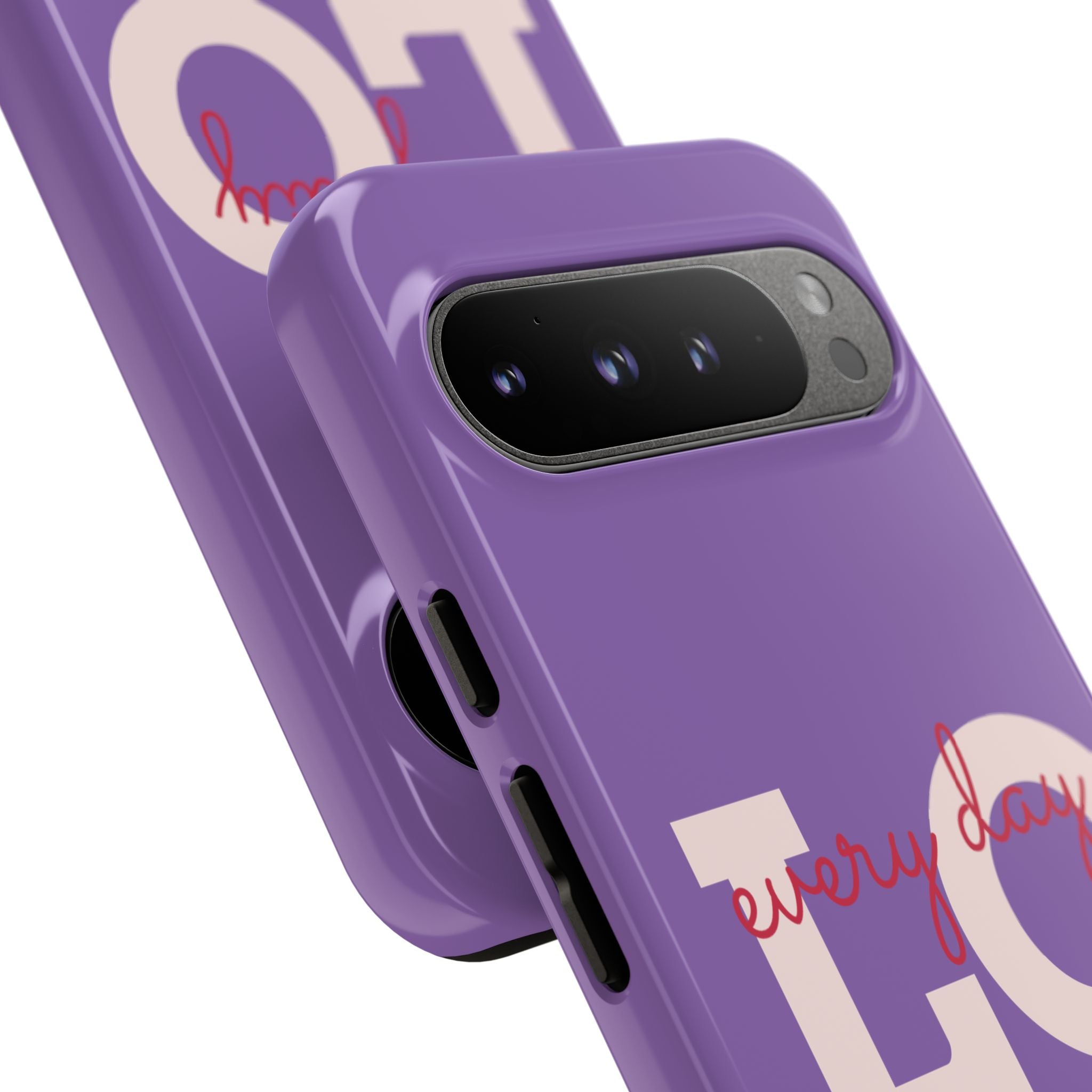 Everyday LOVE Tough Phone Case – Purple Inspirational Protective Phone Cover