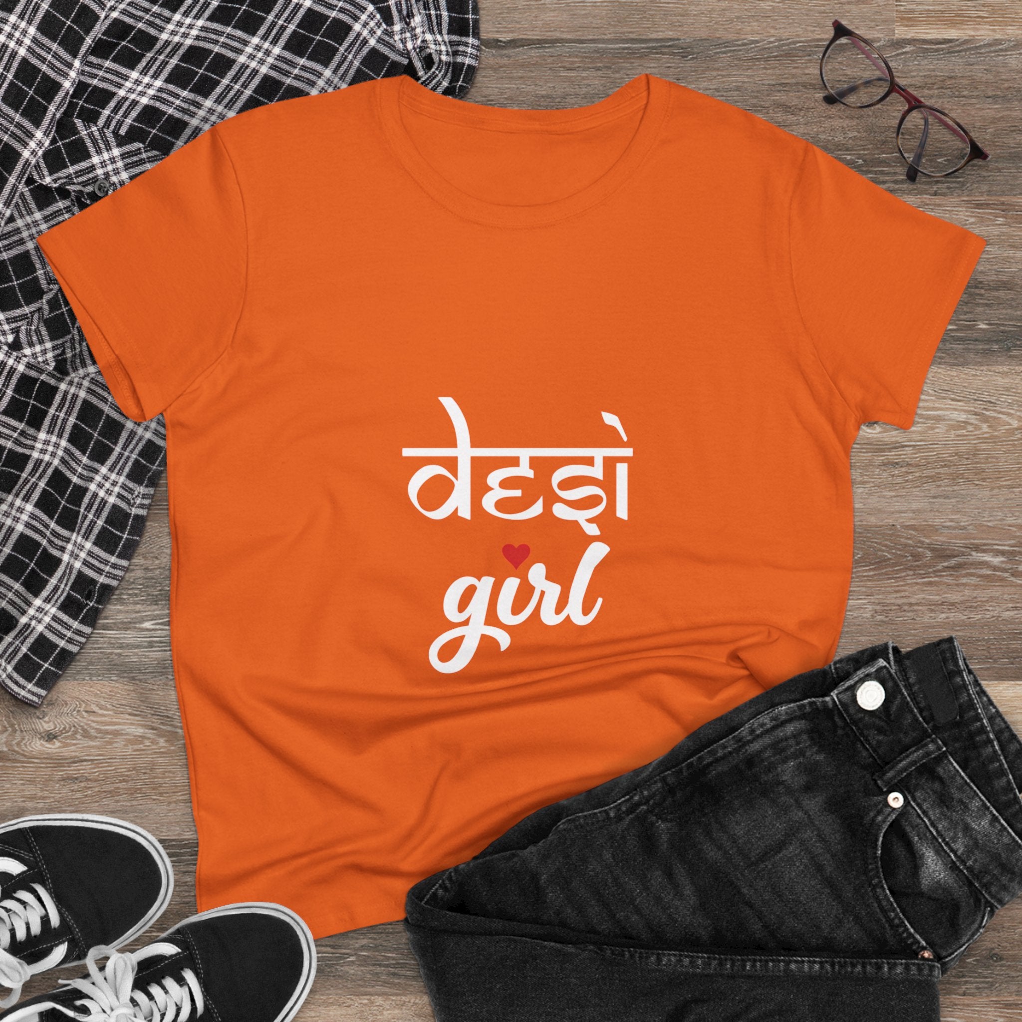 Desi Girl Graphic Tee - Women's Cultural Pride Shirt