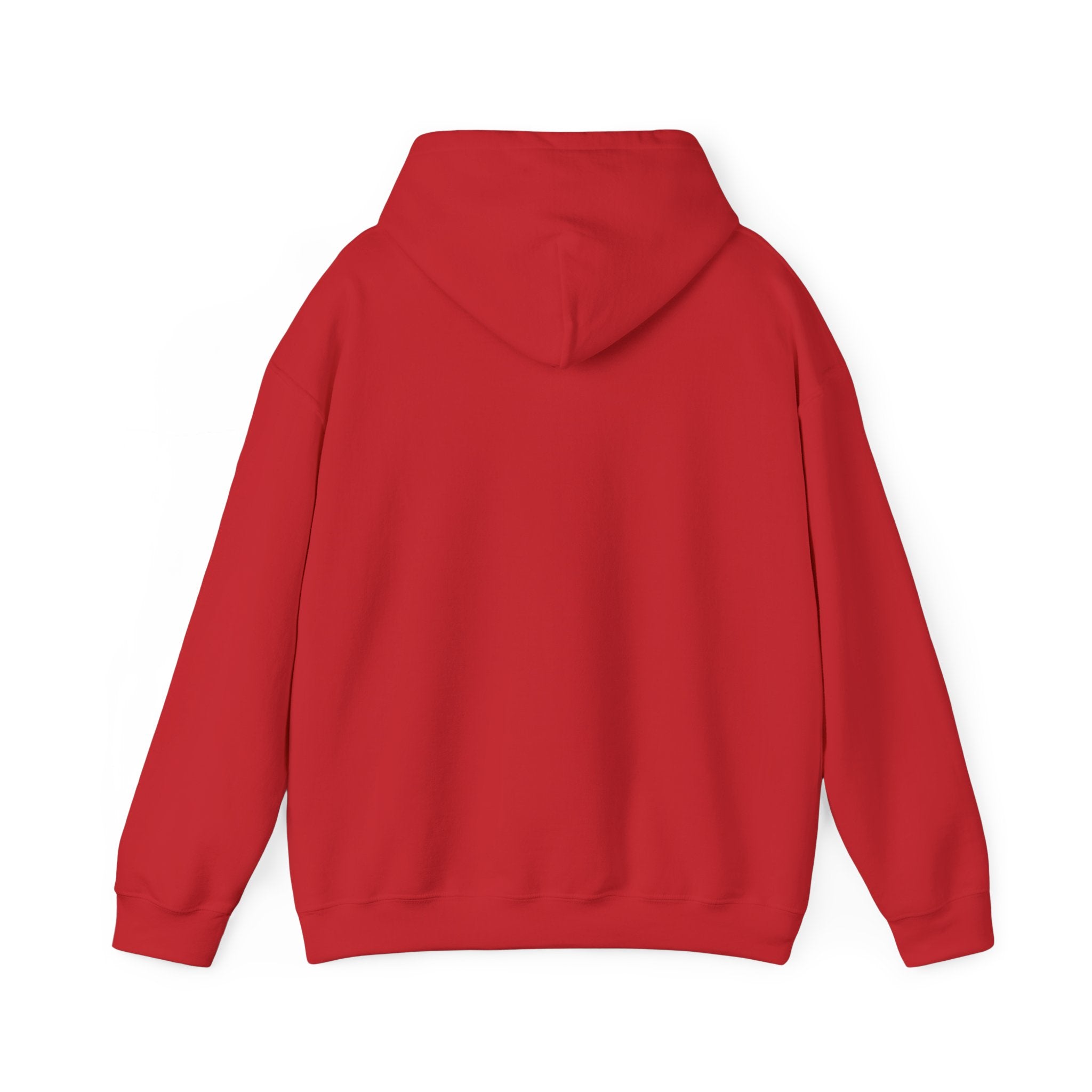 Hearts Grid Hoodie — Minimalist Red Heart Pattern Valentine Sweatshirt