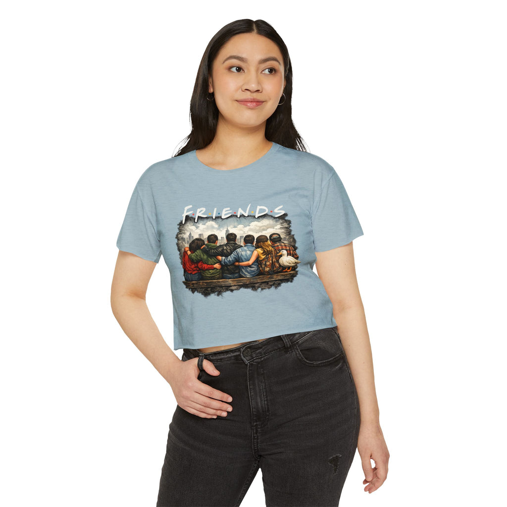 Friends Graphic Crop Top — Festival Boho Women’s Tee