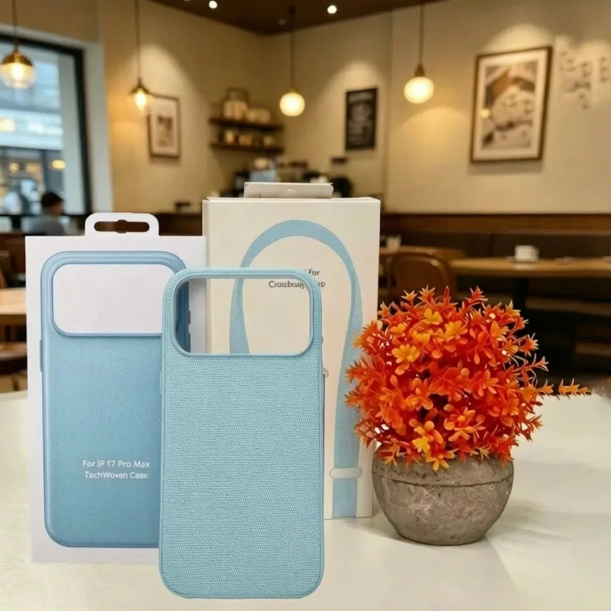 1:1 Original Tech woven Case With Woven Crossbody Strap For iPhone 18 Pro Max 17 Air 16 15 14 13 For MagSafe Shockproof Cover