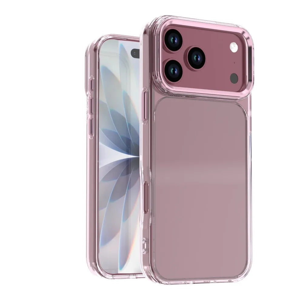 Fashion Transparent TPU+PC Phone Case For iPhone 18 Pro Max iPhone 18 Pro Anti-Yellow Anti-scratch Shockproof  Protective Cover