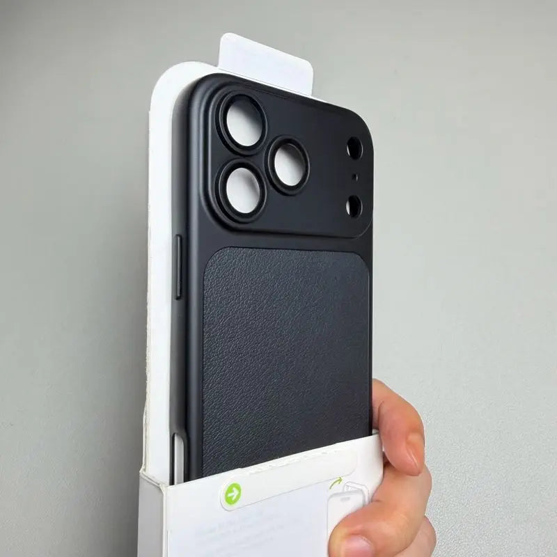 For iPhone 18 Pro Max Case iPhone 17 Pro Cover iPhone 16 15 14 13 12 11 18 17 Air Leather Case Protect Matte leather Back Cover