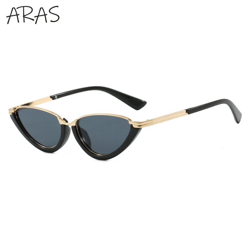 Retro Small Cat Eye Sunglasses Women 2026 Luxury Brand Sexy Outdoor Sun Glasses UV400 Driving Eyewear For Ladies Fashion Eyewear