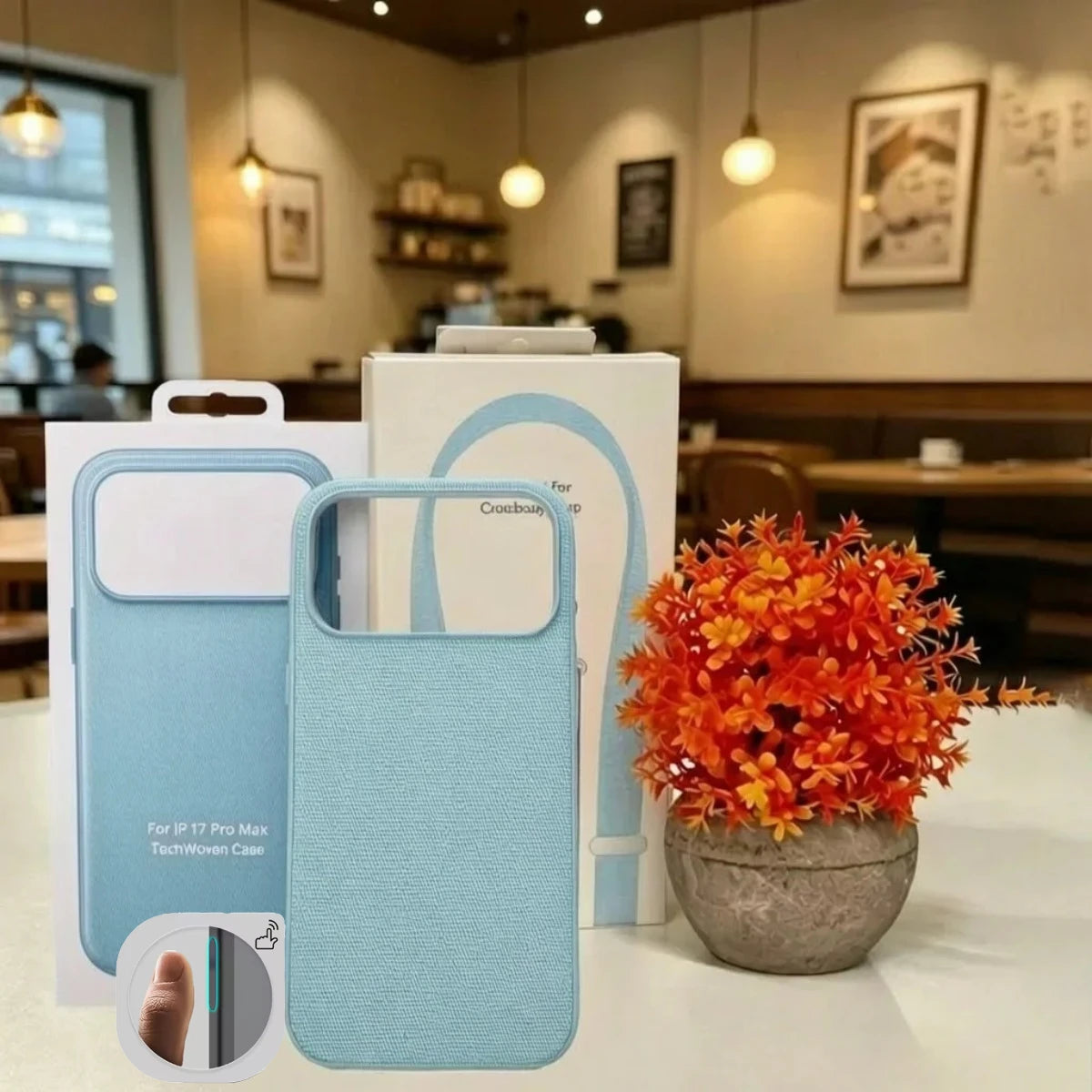 1:1 Original Tech woven Case With Woven Crossbody Strap For iPhone 18 Pro Max 17 Air 16 15 14 13 For MagSafe Shockproof Cover
