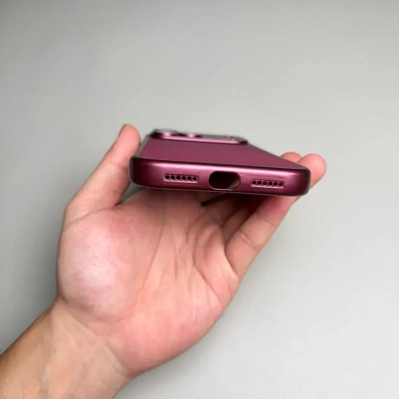 For iPhone 18 Pro Max Case iPhone 17 Pro Cover iPhone 16 15 14 13 12 11 18 17 Air Leather Case Protect Matte leather Back Cover
