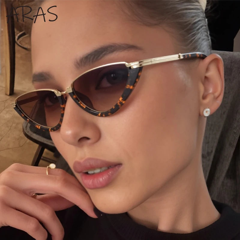 Retro Small Cat Eye Sunglasses Women 2026 Luxury Brand Sexy Outdoor Sun Glasses UV400 Driving Eyewear For Ladies Fashion Eyewear