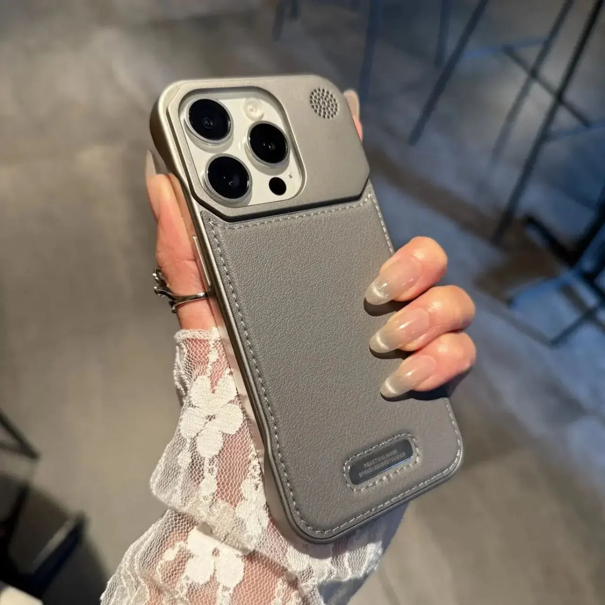 Business Aromatherapy Leather Case for iPhone 18 17 16 15 14 Plus 13 12 11 Pro Max For Magsafe Magnetic Frameless Armor Cover