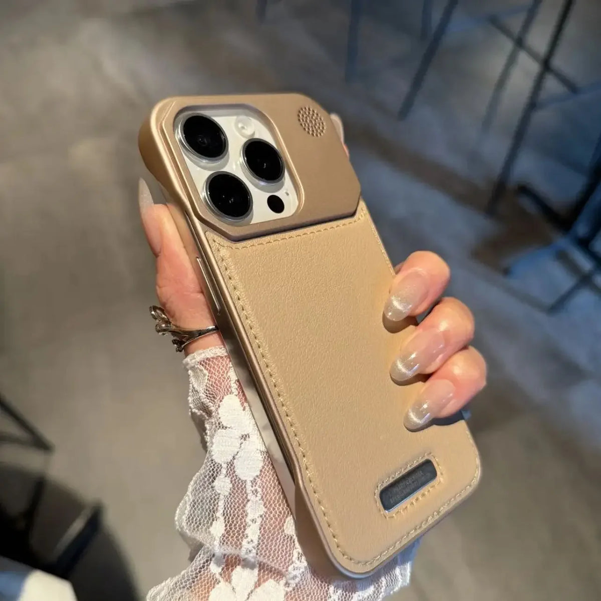 Business Aromatherapy Leather Case for iPhone 18 17 16 15 14 Plus 13 12 11 Pro Max For Magsafe Magnetic Frameless Armor Cover