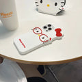 Glasses KT Cat For iPhone 18 17 16 15 14 13 12 11 Pro Max Plus 6 7 8 Plus Silicone Soft Cover Case