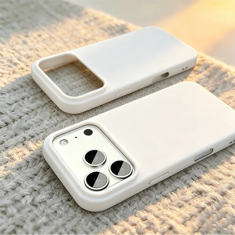 Phone Case for iPhone 18 Pro Max Official Original Liquid Silicone Cases For iPhone 16 15 12 14 13 17 Pro Max Shockproof Cover