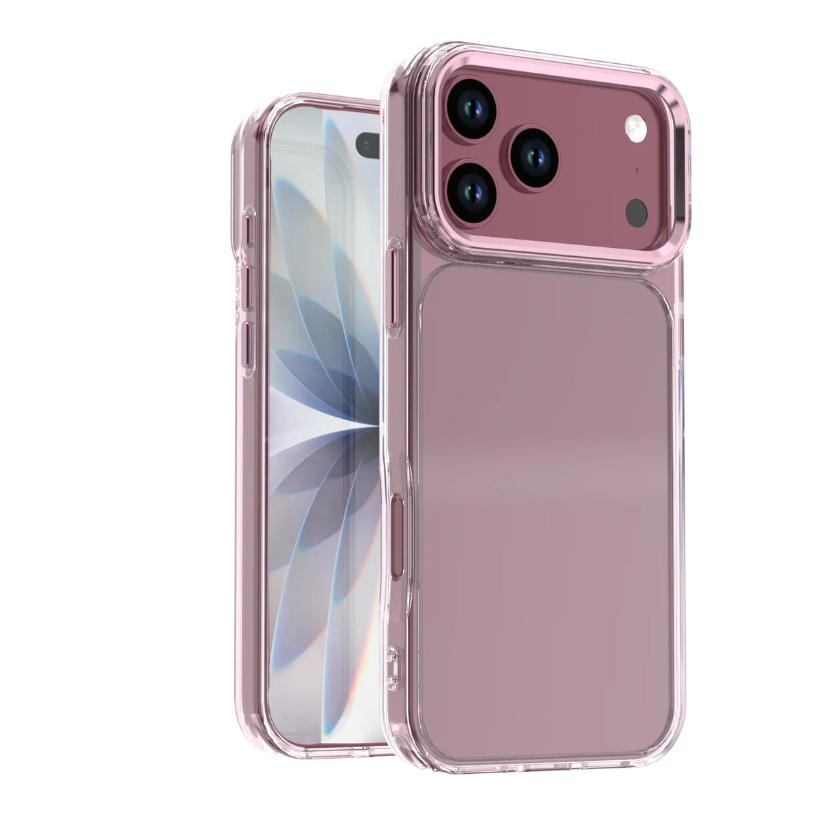 Fashion Transparent TPU+PC Phone Case For iPhone 18 Pro Max iPhone 18 Pro Anti-Yellow Anti-scratch Shockproof  Protective Cover