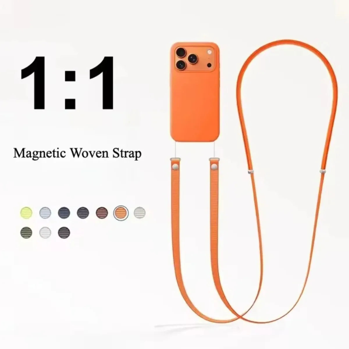 1:1 Original Tech woven Case With Woven Crossbody Strap For iPhone 18 Pro Max 17 Air 16 15 14 13 For MagSafe Shockproof Cover