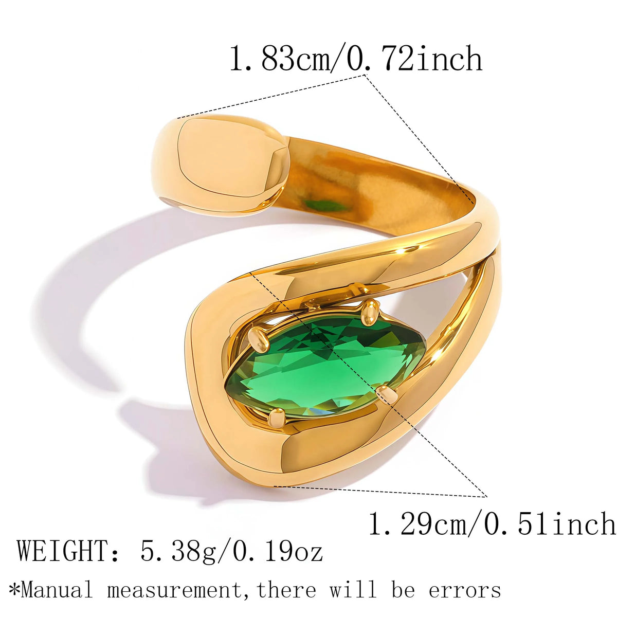 Stainless Steel Jewelry Exquisite Cubic Zirconia Women Ring 18 K Metal Wedding Engagement Waterproof кольцо женское Gift 2026