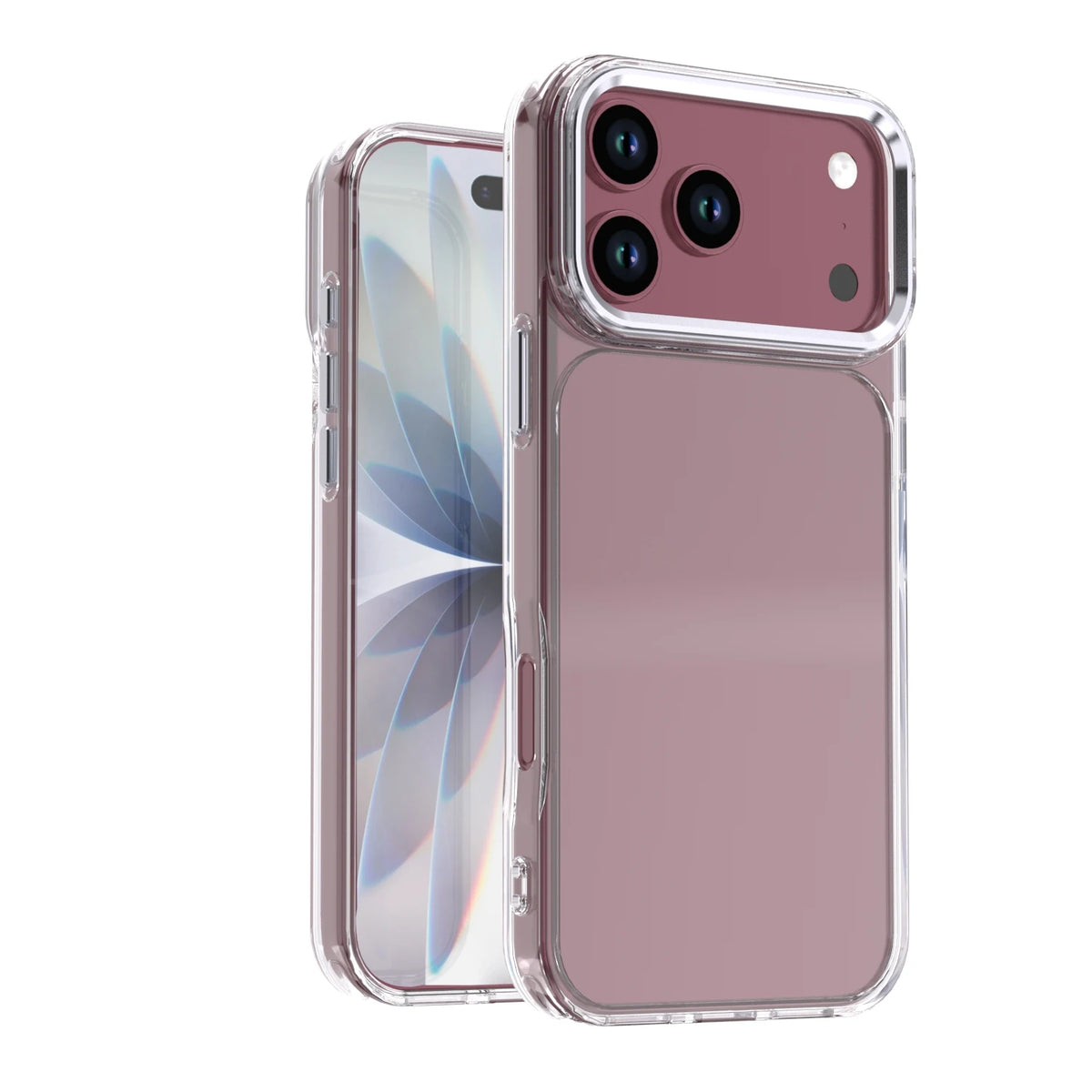 Fashion Transparent TPU+PC Phone Case For iPhone 18 Pro Max iPhone 18 Pro Anti-Yellow Anti-scratch Shockproof  Protective Cover