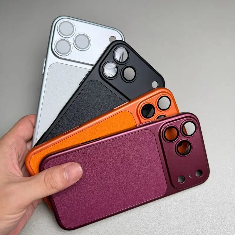 For iPhone 18 Pro Max Case iPhone 17 Pro Cover iPhone 16 15 14 13 12 11 18 17 Air Leather Case Protect Matte leather Back Cover