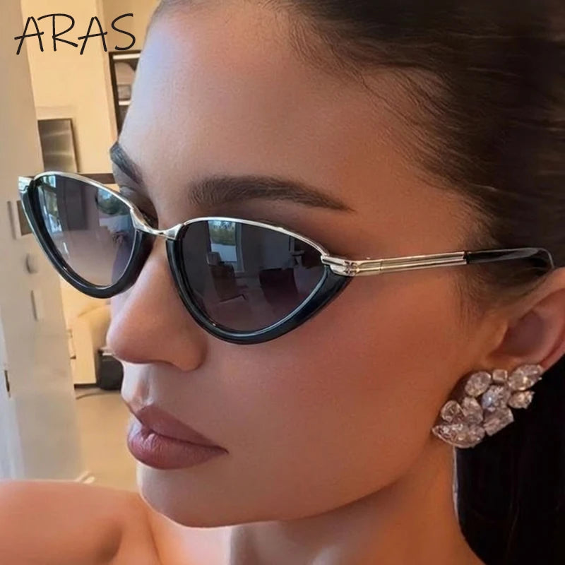 Retro Small Cat Eye Sunglasses Women 2026 Luxury Brand Sexy Outdoor Sun Glasses UV400 Driving Eyewear For Ladies Fashion Eyewear