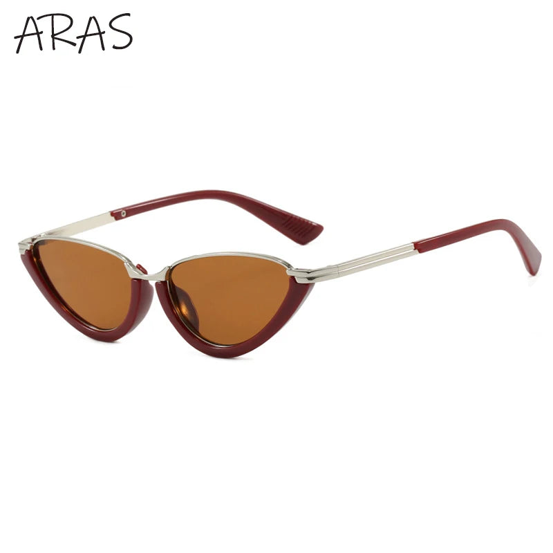 Retro Small Cat Eye Sunglasses Women 2026 Luxury Brand Sexy Outdoor Sun Glasses UV400 Driving Eyewear For Ladies Fashion Eyewear