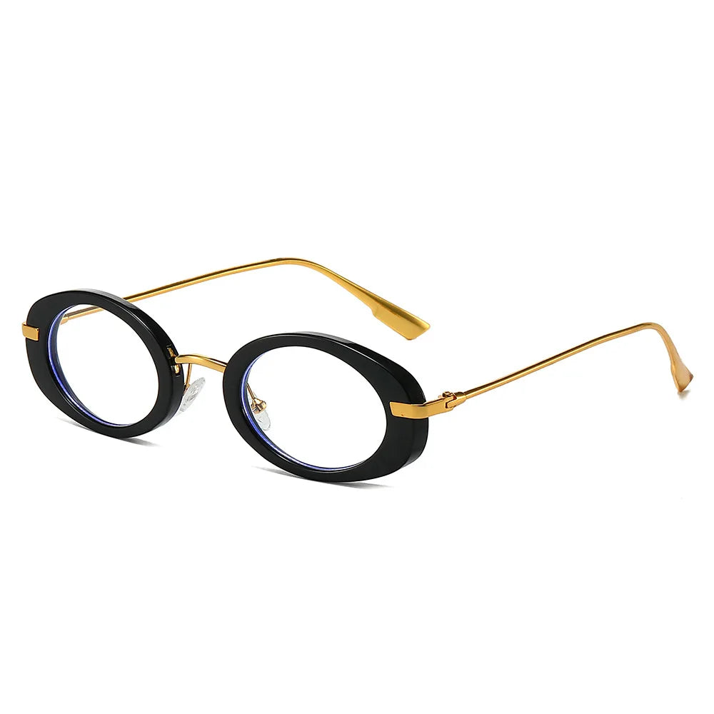 Fashion Small Oval Sunglasses Women Europe Popular Ins Cool Blogger Uv400 Sun Glasses Brand Designer